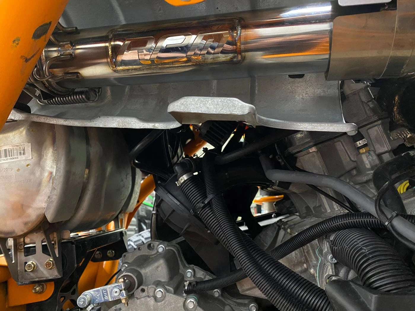RPM Powersports Can-Am X3 Turbo R & RR Big Mouth Cat Delete Bypass Mid Race Pipe - Image 12
