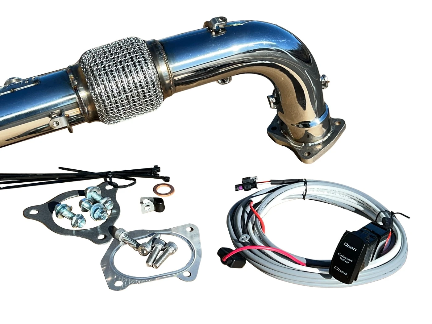 RPM Powersports Polaris RZR XPT/Pro XP/Turbo R 2.5" Captains Choice Electric Side Dump E-Valve Exhaust - Image 10