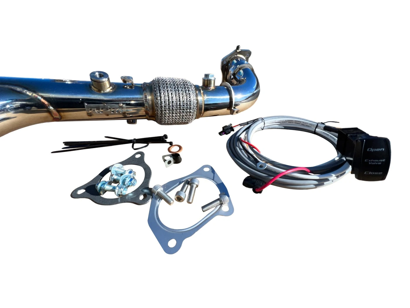 RPM Powersports Polaris RZR XPT/Pro XP/Turbo R 2.5" Captains Choice Electric Side Dump E-Valve Exhaust - Image 11