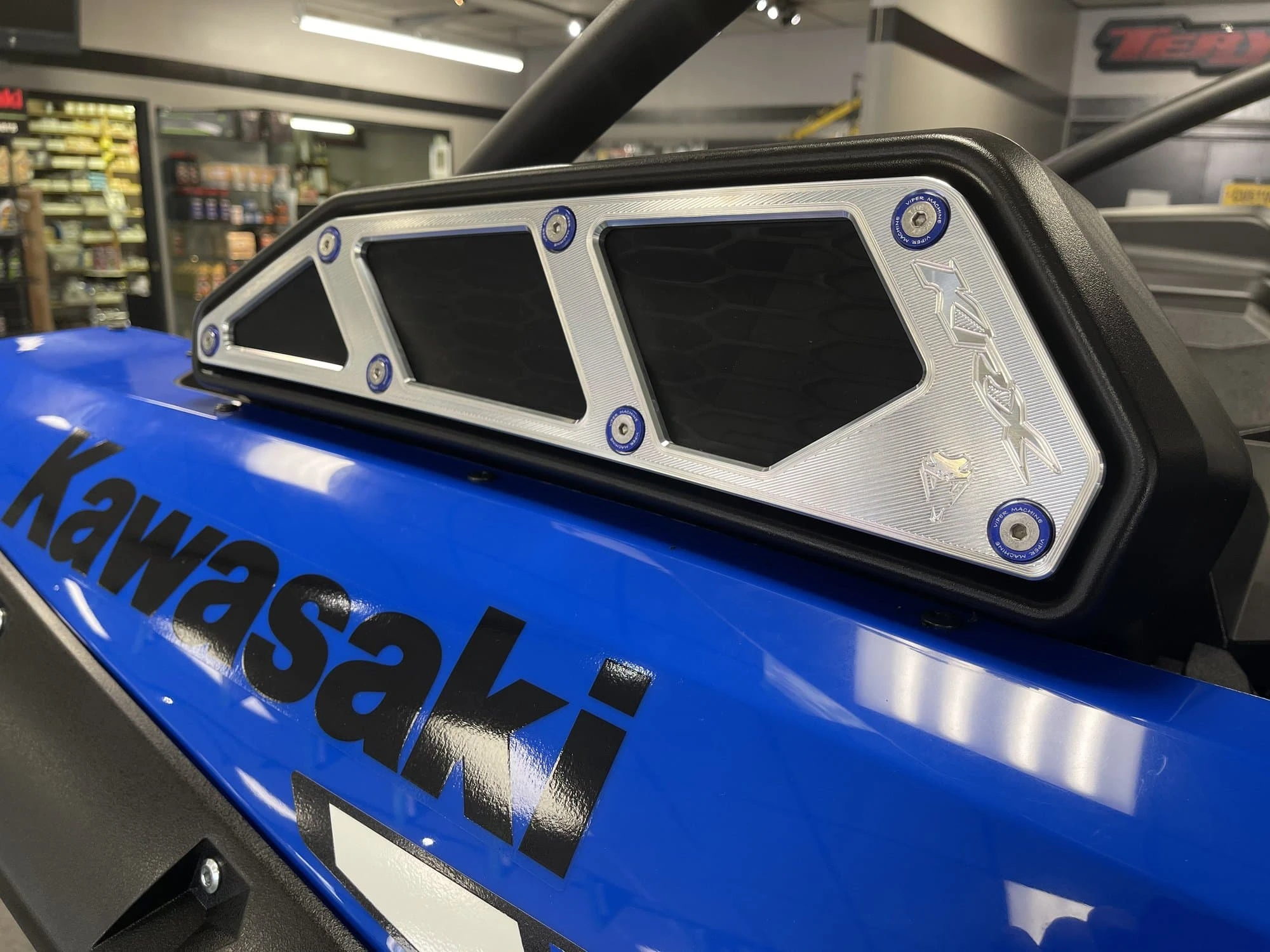 Viper Machine Kawasaki KRX 1000 Billet FrogSkin Intake Covers - Image 15