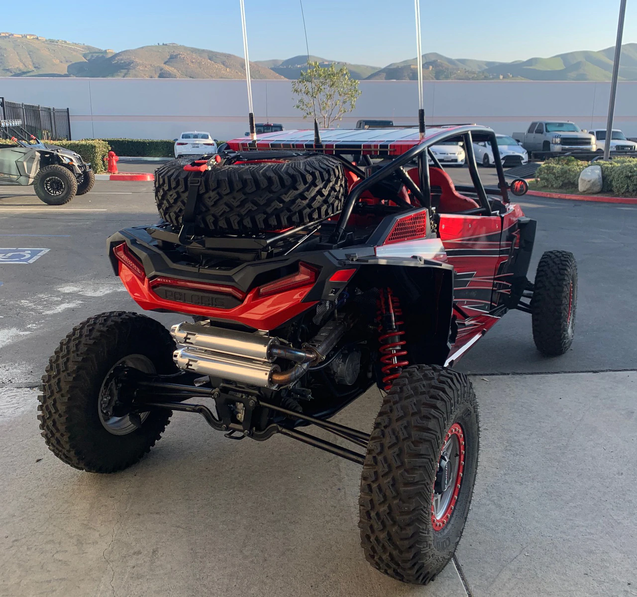 SDR Polaris RZR Rear Adventure Rack - Image 4