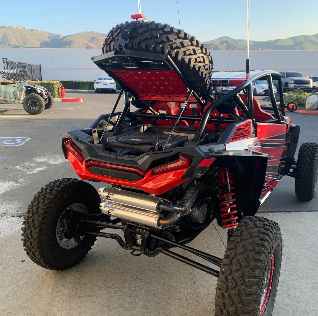 SDR Polaris RZR Rear Adventure Rack - Image 5