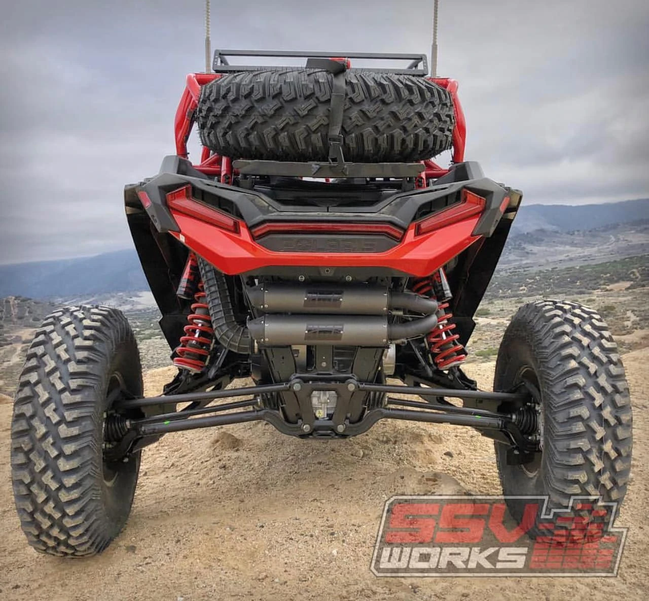 SDR Polaris RZR Rear Adventure Rack