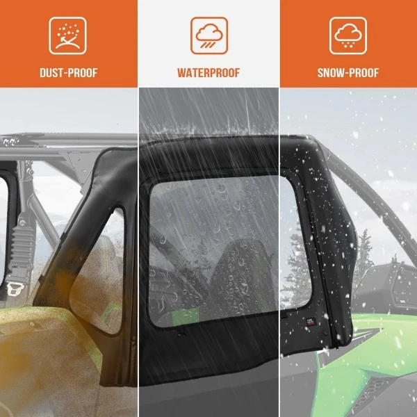 Kemimoto Kawasaki Teryx 1000 2020-2023 Soft Upper Door Set Fit - Image 2