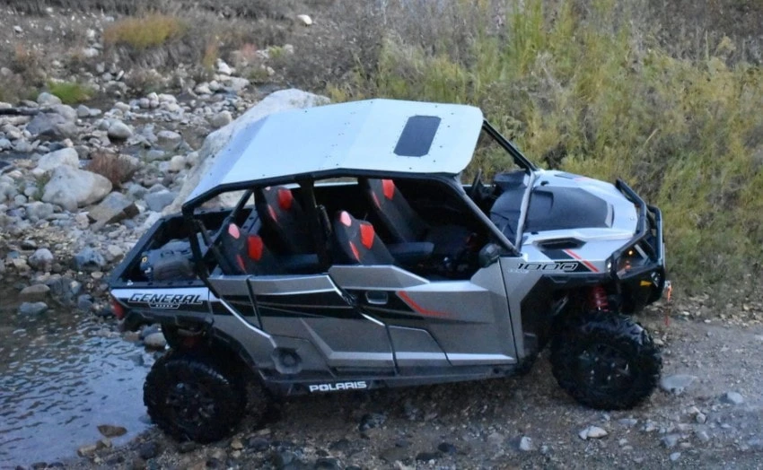 Moto Armor Aluminum Roof With Sunroof For Polaris General 4 - Image 2