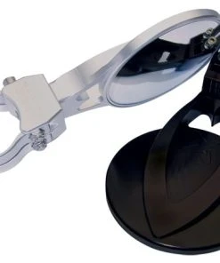 Axia Alloys 4.0" Round Full Billet Convex Side Mirror