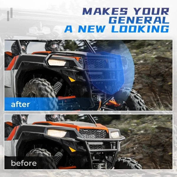 Kemimoto Polaris General XP 1000 / 4 1000 Front Upper Bumper - Image 2