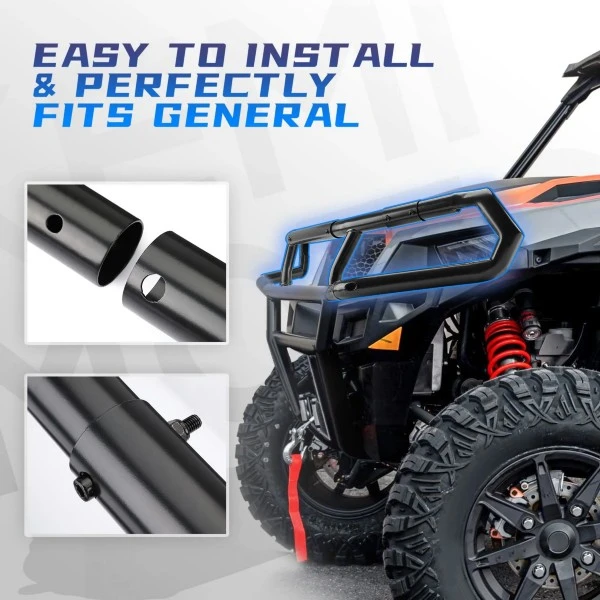 Kemimoto Polaris General XP 1000 / 4 1000 Front Upper Bumper - Image 4