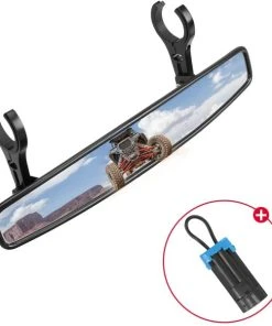 Kemimoto Universal Rear View Mirror For 1.75" Or 2" Roll Bar