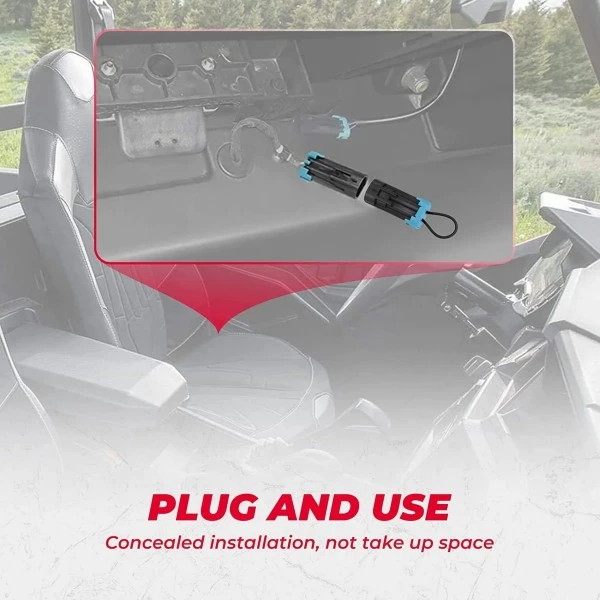 Kemimoto Universal Rear View Mirror For 1.75" Or 2" Roll Bar - Image 6