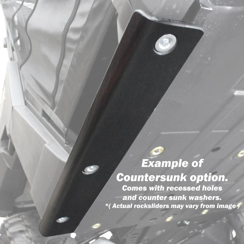 Factory UTV Polaris RZR XP 4 Turbo S Rock Sliders - Image 3