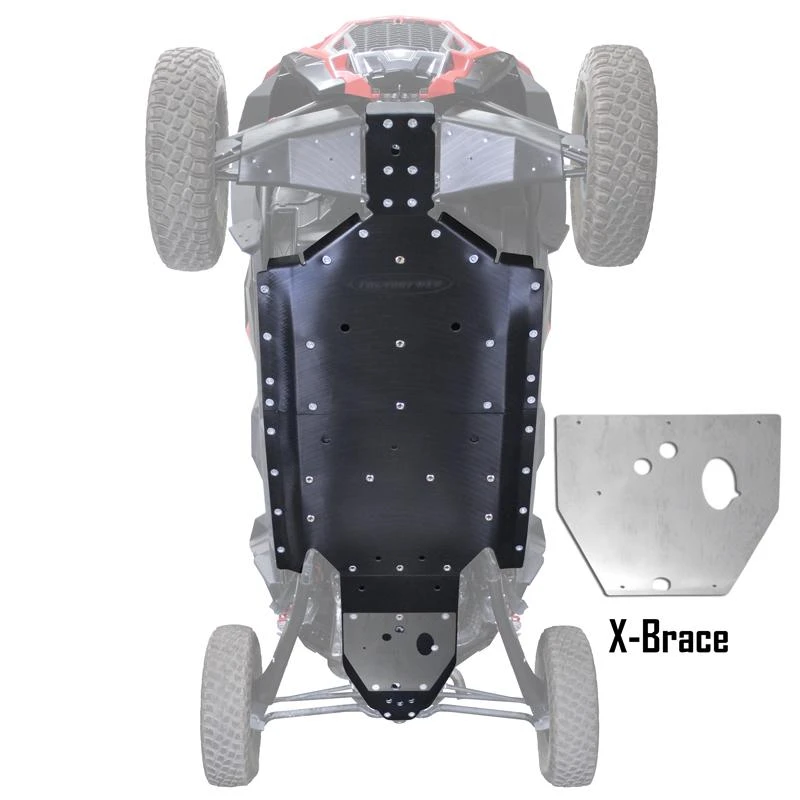 Factory UTV Polaris RZR XP 4 Turbo S UHMW Skid Plate - Image 10