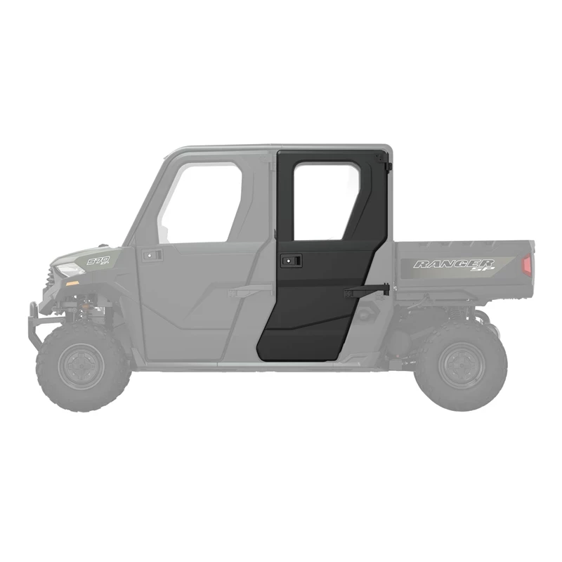 Polaris Ranger 570 Manual Crank Window Doors - Rear - Poly