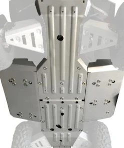 Rival Powersports Rival Polaris Ranger 500 / 570 Mid Size Alloy Central Skid Plate