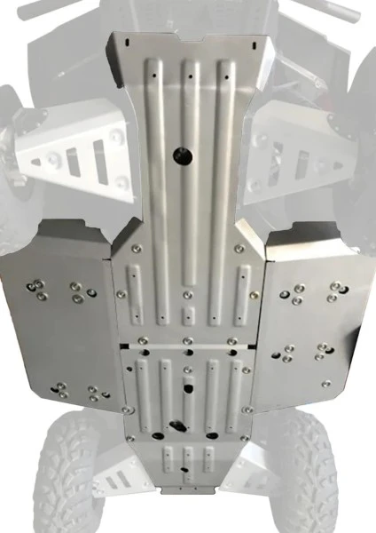 Rival Powersports Rival Polaris Ranger 500 / 570 Mid Size Alloy Central Skid Plate