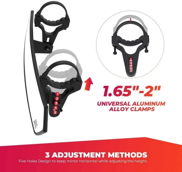 Kemimoto Universal Rear View Mirror - Image 2