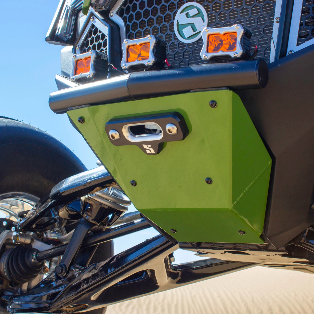 SDR Polaris Pro R/Turbo R Winch Single Tube Front Bumper