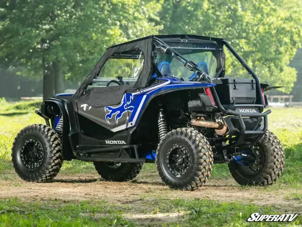 SuperATV Honda Talon 1000 Primal Soft Cab Enclosure Upper Doors - Image 2