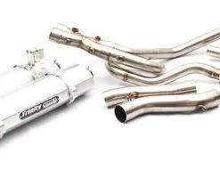 Trinity Racing Teryx Brushed Aluminum Full Exhaust System
