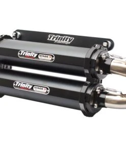 Trinity Racing Polaris XP 1000 Cerakote Slip On Exhaust
