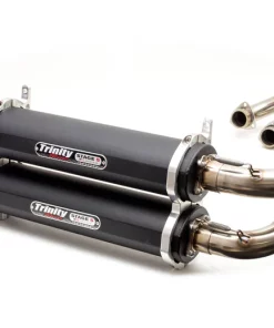 Trinity Racing General/RZR 1000S/900S Black Dual Full Exhaust System