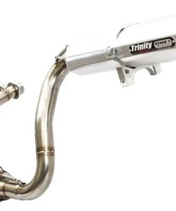 Trinity Racing YXZ 1000R Brushed Aluminum Full Exhaust System