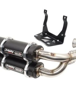 Trinity Racing Maverick X3 Black Dual Full Exhaust