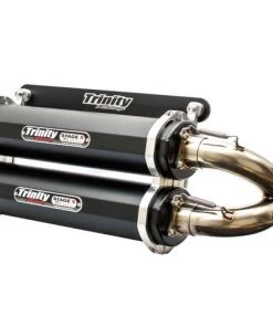 Trinity Racing RZR Pro XP / Turbo R Black Full Exhaust System