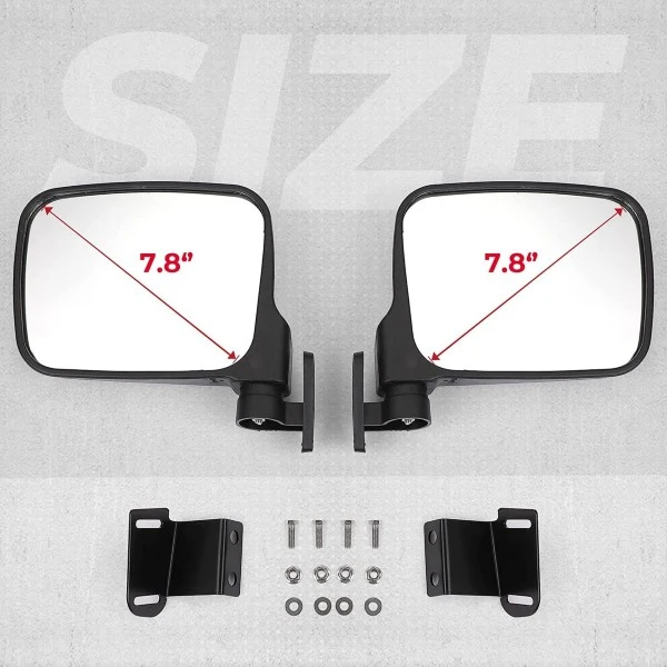 Kemimoto Polaris Ranger 500 570 900 Side Mirrors - Image 6
