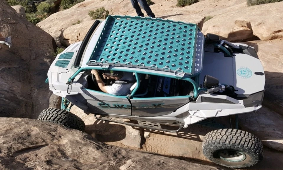 Vent Racing Back Bone Roof Rack Polaris RZR