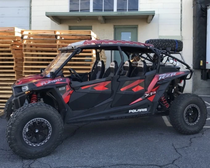 Vent Racing Back Bone Roof Rack Polaris RZR - Image 8