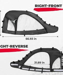 Kemimoto CFMOTO ZForce Soft Cab Enclosures Upper Door
