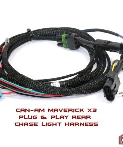 XTC Power Products XTC Can-Am Maverick X3 Rear Chase Light Bar Wiring Harness
