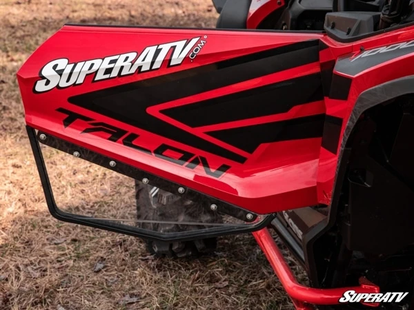 SuperATV Honda Talon 1000 Clear Lower Doors - Image 2
