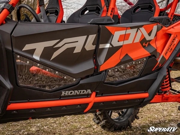 SuperATV Honda Talon 1000 Clear Lower Doors - Image 4