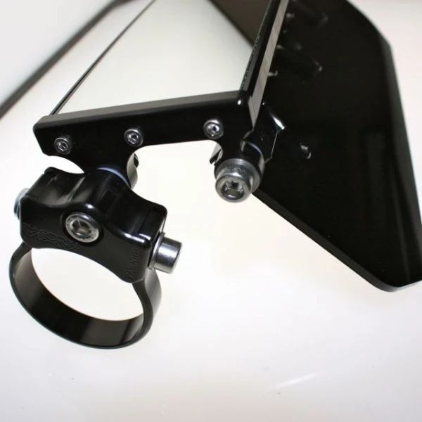 Axia Alloys 12" Wide Panoramic Rearview Mirror W/ Solid Black Sun Visor - Image 2