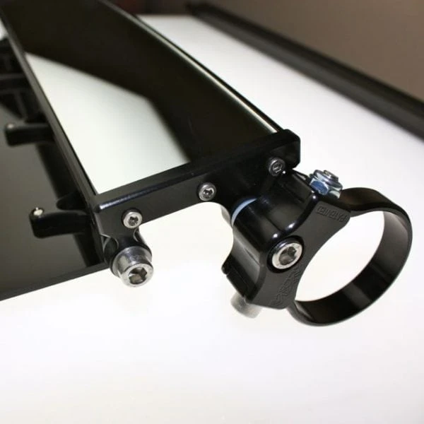 Axia Alloys 12" Wide Panoramic Rearview Mirror W/ Solid Black Sun Visor - Image 5