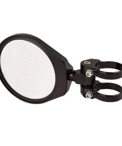 Axia Alloys Black 6" Convex Glass Folding Side Mirror