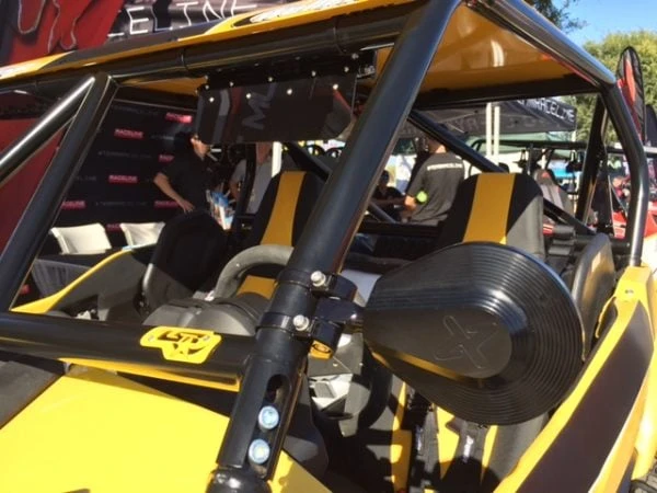 Axia Alloys Black 6" Convex Glass Folding Side Mirror - Image 2