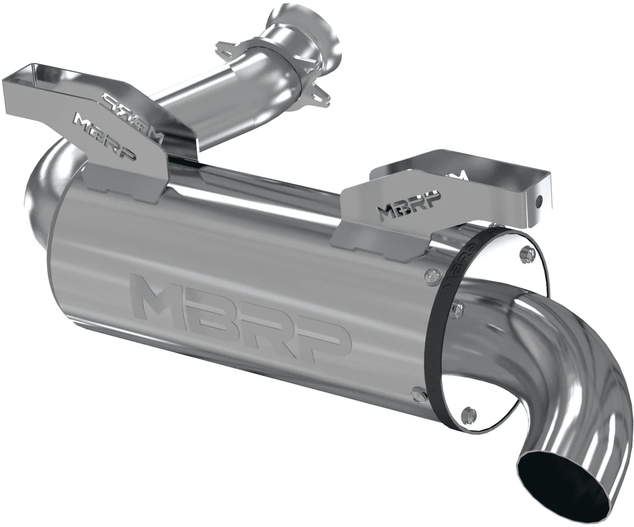 MBRP 5" Slip-on Muffler, 2014-2022 CFMOTO ZFORCE 800 (Z8/ Z8EX/ 800/ 800EX) Performance Series