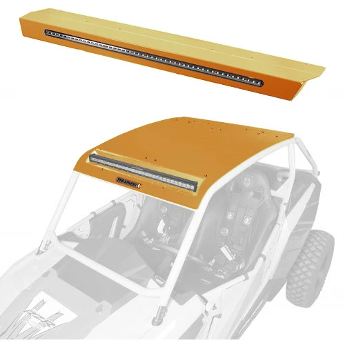 Pro Armor Aluminum Pocket Roof With Integrated Rear Lightbar - XP 1000/900 - Image 2