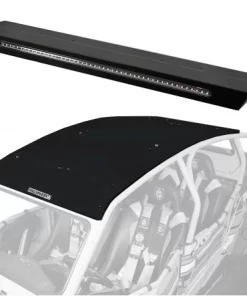 Pro Armor Aluminum Pocket Roof With Integrated Rear Light Bar- RZR XP4