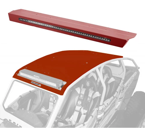 Pro Armor Aluminum Pocket Roof With Integrated Rear Light Bar- RZR XP4 - Image 6