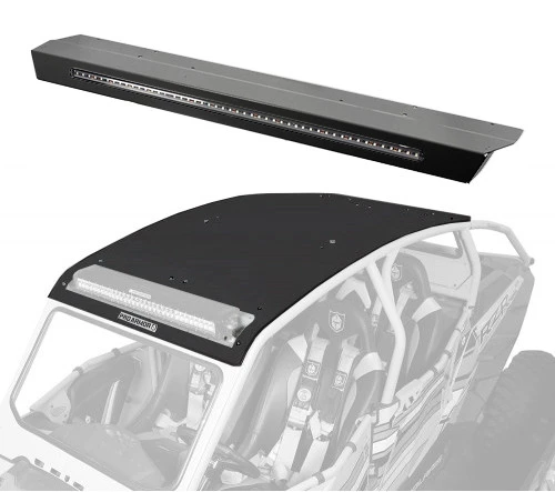 Pro Armor Aluminum Pocket Roof With Integrated Rear Light Bar- RZR XP4 - Image 13