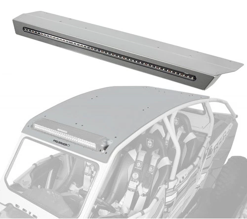 Pro Armor Aluminum Pocket Roof With Integrated Rear Light Bar- RZR XP4 - Image 14