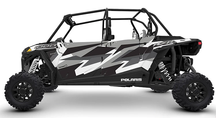 Pro Armor RZR XP4 Stealth Door Graphic White Pearl - Image 2