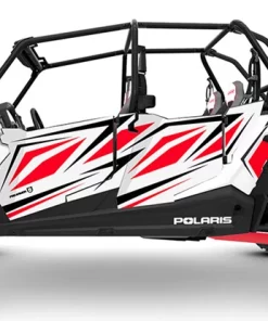 Pro Armor RZR XP4 Traditional Door Graphic White Lightning
