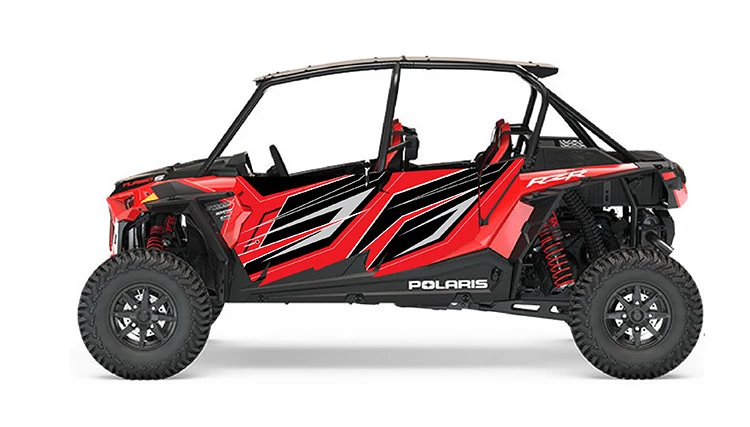 Pro Armor RZR Turbo S4 Stealth Door Graphic Indy Red