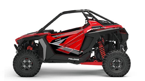 Pro Armor RZR Pro XP Door Graphic Red/Titanium - Image 2