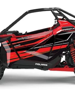 Pro Armor RZR Pro XP Door Graphic Red/Titanium